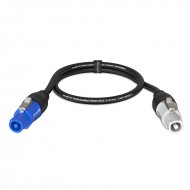 AUDIBAX PWC100-25 EXTENSION CABLE INPUT POWERCON AZUL A OUTPUT POWERCON GRIS 1 M