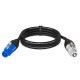 AUDIBAX PWC300-15 CABLE INPUT POWERCON AZUL A OUTPUT POWERCON GRIS 3 M