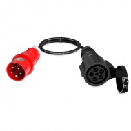 AUDIBAX A-CEE-16-32-25 CABLE ADAPTADOR CEE 16A 5P MACHO A 32A 5P HEMBRA 1 M