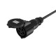 AUDIBAX A-CEE-16-32-25 CABLE ADAPTADOR CEE 16A 5P MACHO A 32A 5P HEMBRA 1 M