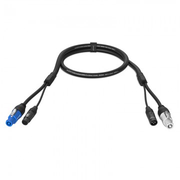AUDIBAX PC-XLR-150 CABLE SEÑAL XLR A XLR + ALIMENTACION INPUT POWERCON A OUTPUT