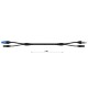 AUDIBAX PC-XLR-150 CABLE SEÑAL XLR A XLR + ALIMENTACION INPUT POWERCON A OUTPUT