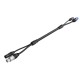 AUDIBAX PC-XLR-150 CABLE SEÑAL XLR A XLR + ALIMENTACION INPUT POWERCON A OUTPUT