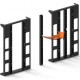 ADMIRAL SET 2 SOPORTES CENTRALES PARA H 203 CM. INCLUYE TORNILLOS