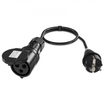 AUDIBAX A-SC-CEE3P-25 CABLE ADAPTADOR SCHUKO A CEE 16A 3P HEMBRA 1M
