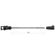 AUDIBAX A-CEE3P-SC-25 CABLE ADAPTADOR CEE 16A 2P+T MACHO A SCHUKO 16A HEMBRA 1 M