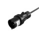 AUDIBAX A-CEE3P-SC-25 CABLE ADAPTADOR CEE 16A 2P+T MACHO A SCHUKO 16A HEMBRA 1 M