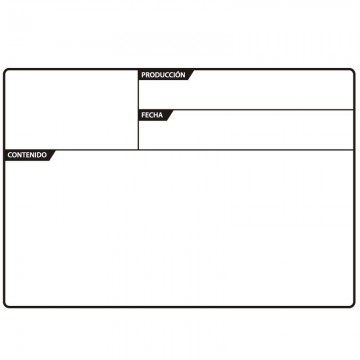 ETIQUETA ADHESIVA 177 x 127 mm para flightcase