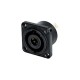 SPEAKON BASE MACHO 8 CONTACTOS NEUTRIK NLT8MPX-BAGCOLOR NEGRO