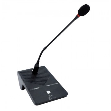 AUDIOPHONY MIC-DESKevo MICRO DE MESA PROFESIONAL ELECTRET UNIDERCCIONAL, TIMBRE Y BOTON PULSAR HABLAR