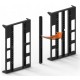 ADMIRAL SET 2 SOPORTES CENTALES PARA H 110 CM. INCLUYE TORNILLOS
