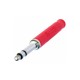 NEUTRIK BANTAM PLUG W/SOLDER CONT. RED