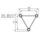 CONTESTAGE PT29-100 TRUSS TRIANGULAR 29x29 de 10cm