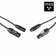 HILEC CABLE HIBRIDO POWERCON TRUE1 - XLR 3 PIN 3 metros SEETRONIC