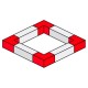 CONTEST - DECO22Q-AG01 ÁNGULO TRUSS CUADRADO 220 x 220 mm. 