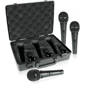 BEHRINGER XM1800S MICROFONO DINAMICO MANO.SET 3 UD
