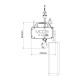 MODE MOTOR D8+611 250KG CON 30 METROS DE CADENA