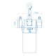 MODE MOTOR D8+611 500KG CON 25 METROS DE CADENA