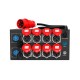 AUDIBAX Control de motores CM-8-SCP Salida 8 CEE 16A 4P+2 Socapex