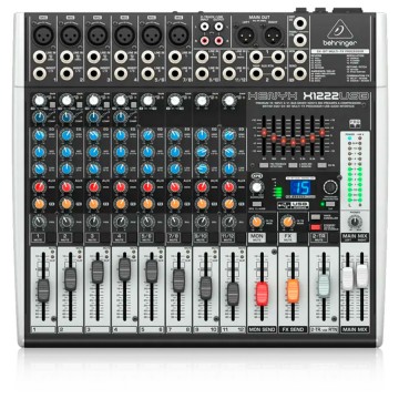BEHRINGER X1222 USB MEZCLADOR USB DE 12 CANALES