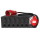 Audibax PD32D-6SC-PT-32 Power Distributor salida 6 Schuko + 6 PowerCON True1 + 1