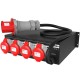 Audibax PD64T-4-32 Power Distributor salida 4 CEE 32A 5P