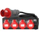 Audibax PD64T-4-32 Power Distributor salida 4 CEE 32A 5P