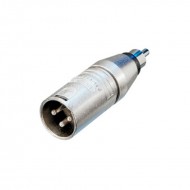 NEUTRIK ADAPTADOR XLR 3P.MACHO - RCA MACHO NA2MPMM