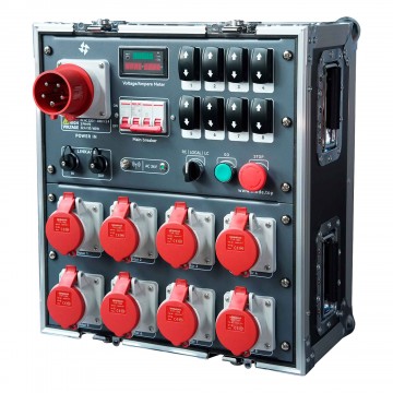 MODE CONTROL MOTORES 8 CANALES CON MANDO A DISTANCIA Y FLIGHTCASE