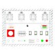 MODE CONTROL MOTORES 4 CANALES CON MANDO A DISTANCIA Y FLIGHTCASE