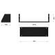 Audibax Pro Rack Shelf 3U 150 Bandeja para Rack