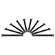 Audibax Pro Rack Velcro Tie 230 10P Velcro para Rack