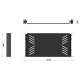 Audibax Pro Rack Drawer Ext 1U 230 Cajón Extraíble Ventilado para Rack