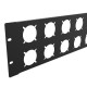 Audibax Rack Panel Vent 3U 12H Panel Ventilado para Racks