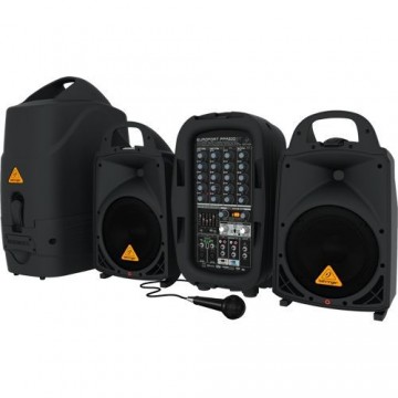BEHRINGER PPA500BT SISTEMA PA, 500W, 6 CANALES, ULTRACOMPACTO