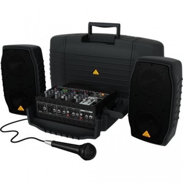 BEHRINGER PPA200 SISTEMA PA, 200W, 5 CANALES, ULTRACOMPACTO