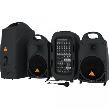 BEHRINGER PPA2000BT SISTEMA PA, 2000W, 8 CANALES, ULTRACOMPACTO