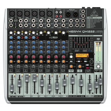BEHRINGER QX1222USB XENYX MEZCLADOR DE 12 CANALES