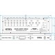 BRITEQ DMS-283 RDM MEZCLADOR + DIVISOR + AMPLIFICADOR DMX CON SOPORTE RDM Y XLR 3P