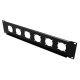 Audibax Rack Panel Vent 2U 6H Panel Ventilado para Racks