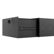Audibax Pro Rack Drawer 5U 500 K Cajón con Llave para Rack