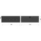 Audibax Pro Rack Drawer 4U 500 K Cajón con Llave para Rack