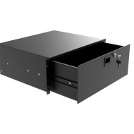 Audibax Pro Rack Drawer 4U 370 K Cajón con Llave para Rack