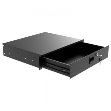 Audibax Pro Rack Drawer 2U 370 K Cajón con Llave para Rack