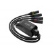 AUDIBAX SS 4M3 STAGE BOX Shuttle Pasivo DMX con RJ45 y XLR