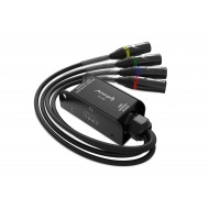AUDIBAX SS 4M3 STAGE BOX Shuttle Pasivo DMX con RJ45 y XLR