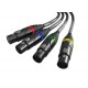 AUDIBAX SS 4F3 STAGE BOX Shuttle Pasivo DMX con RJ45 y XLR