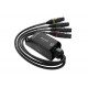 AUDIBAX SS 4F3 STAGE BOX Shuttle Pasivo DMX con RJ45 y XLR