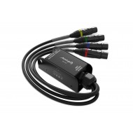 AUDIBAX SS 4F3 STAGE BOX Shuttle Pasivo DMX con RJ45 y XLR