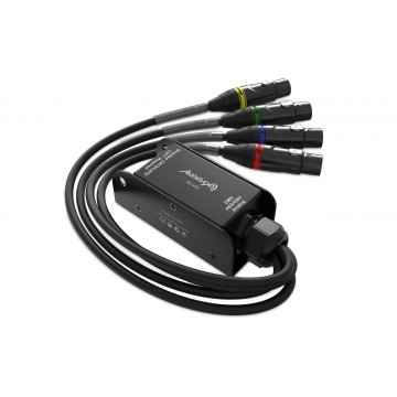 AUDIBAX SS 4F3 STAGE BOX Shuttle Pasivo DMX con RJ45 y XLR